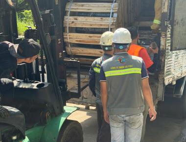 KÉO DÂY CÁP NGUỒN CHO DỰ ÁN MÁY ĐÓNG GÓI