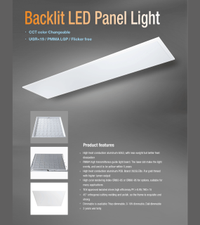 Đ&egrave;n Backlit LED Panel Winstar Đổi M&agrave;u CCT