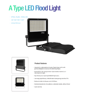 Đ&egrave;n Pha LED Ngo&agrave;i Trời Winstar A Type IP66 Cao Cấp