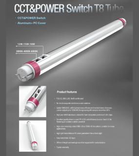 Đ&egrave;n Tu&yacute;p LED Mesh Radar T8 Winstar