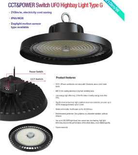 Đ&egrave;n LED Nh&agrave; Xưởng WINSTAR G Type UFO Highbay
